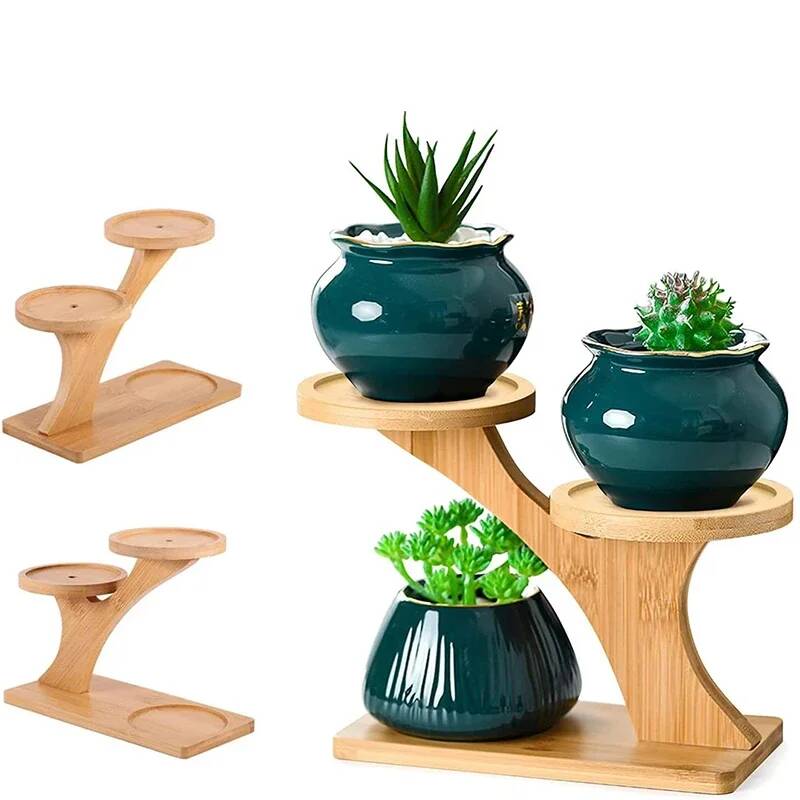 Plant Desk Mini - Mini-plantenstandaards voor vensterbank en bureau, kleine