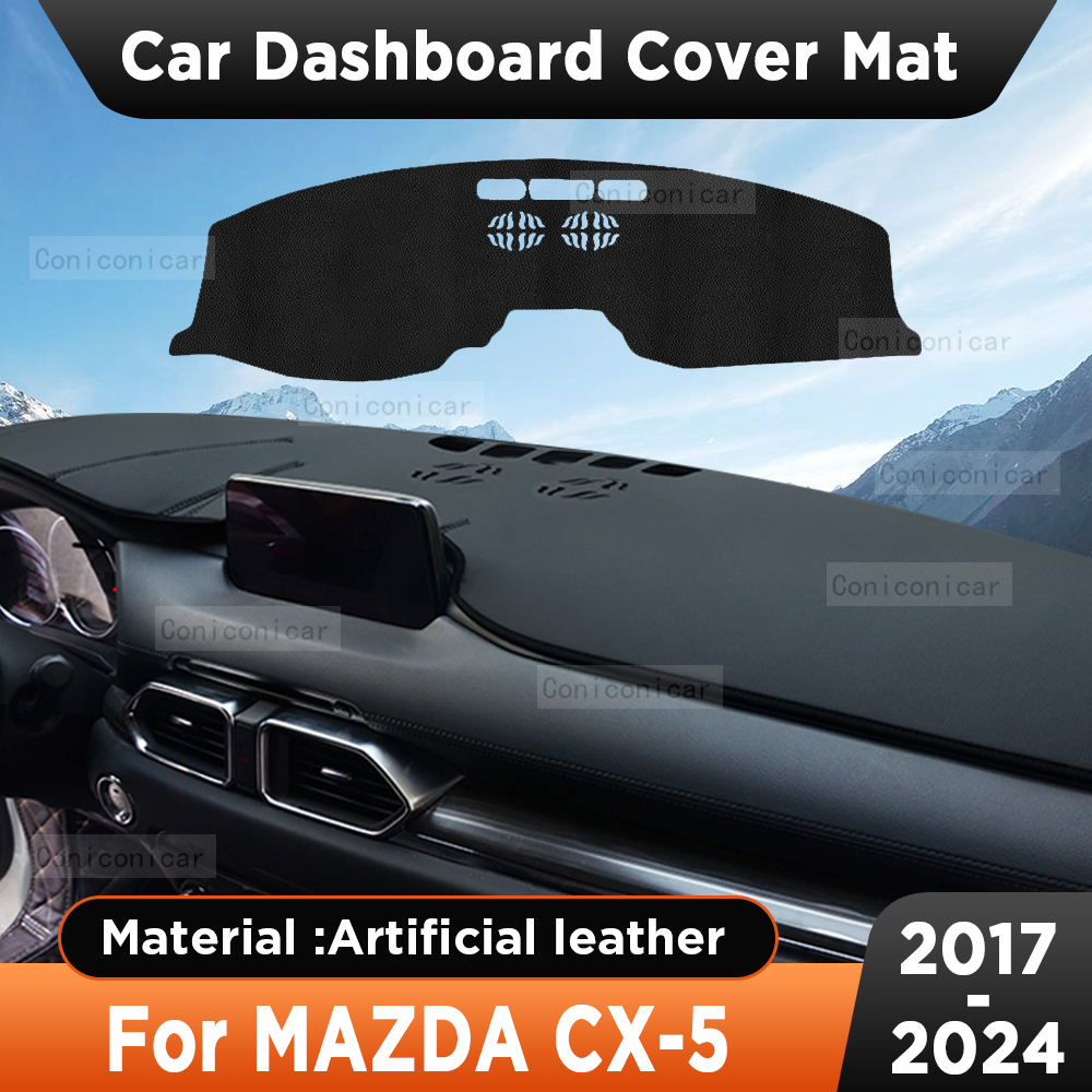 Desk Mat Leather - Auto Dashboard Zonnescherm Hoes Instrument Bureau