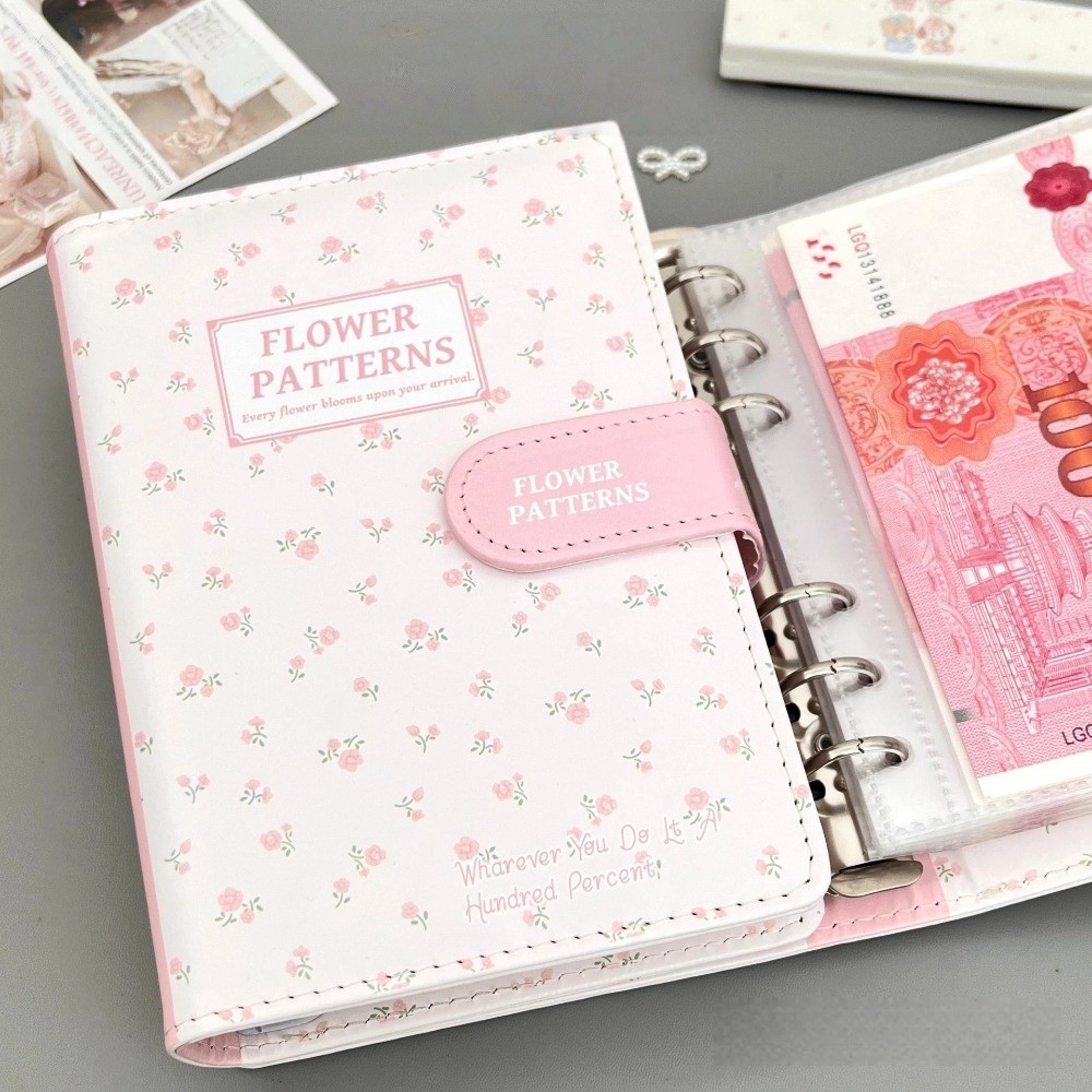 Home Office Budget - Nieuwe PU Lederen Geldbesparende Binder A6