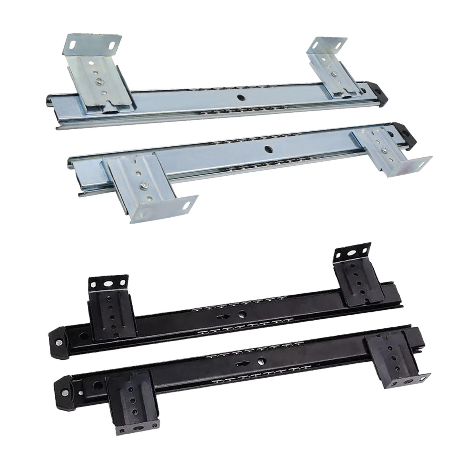 Keyboard Tray Under Desk - -Lade Lade Glijbaan Rail, Dienblad Glijrails,