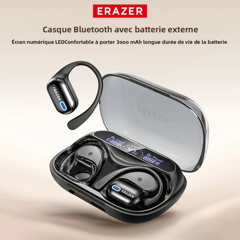 Home Office Headset - ERAZER XP18 Bluetooth V6-oortelefoon AI-vertaler-oordopjes Comfortabele
