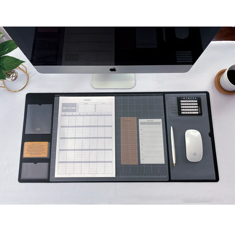 Desk Mat Leather - Draagbare Memo Pad Grote muismat Gaming