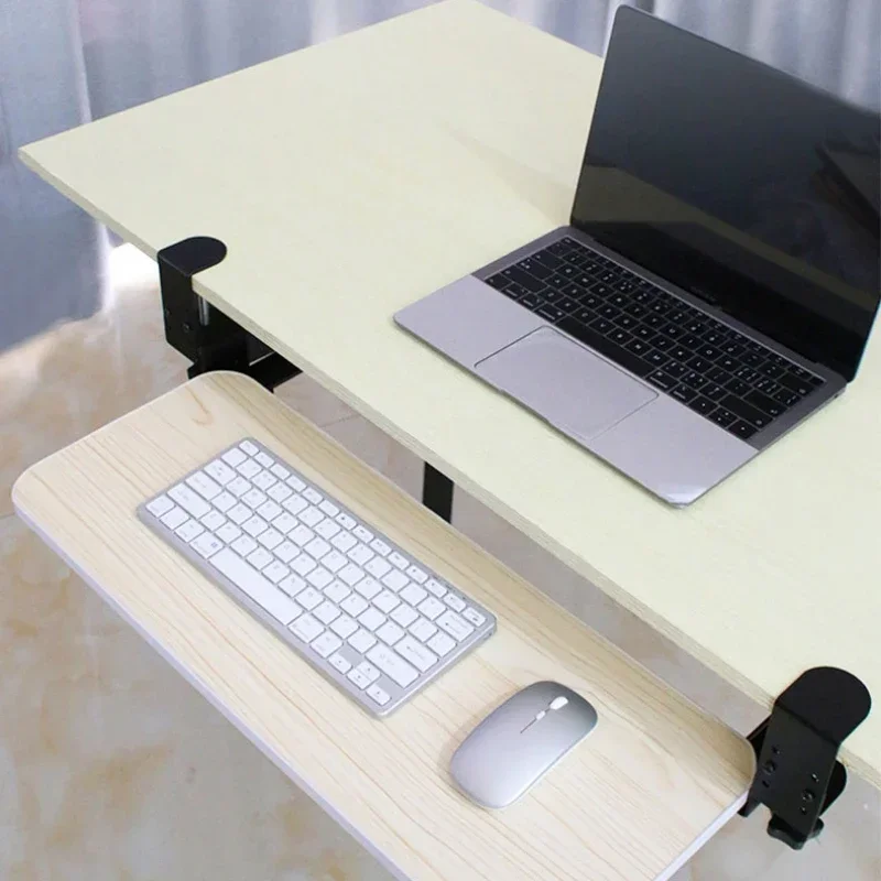 Keyboard Tray Under Desk - Opklapbaar toetsenbordrek, uittrekbare lade onder het