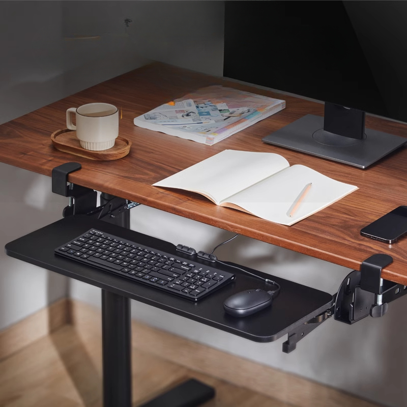 Keyboard Tray Under Desk - Verstelbare toetsenbordlade Geen boor onder bureaumontage