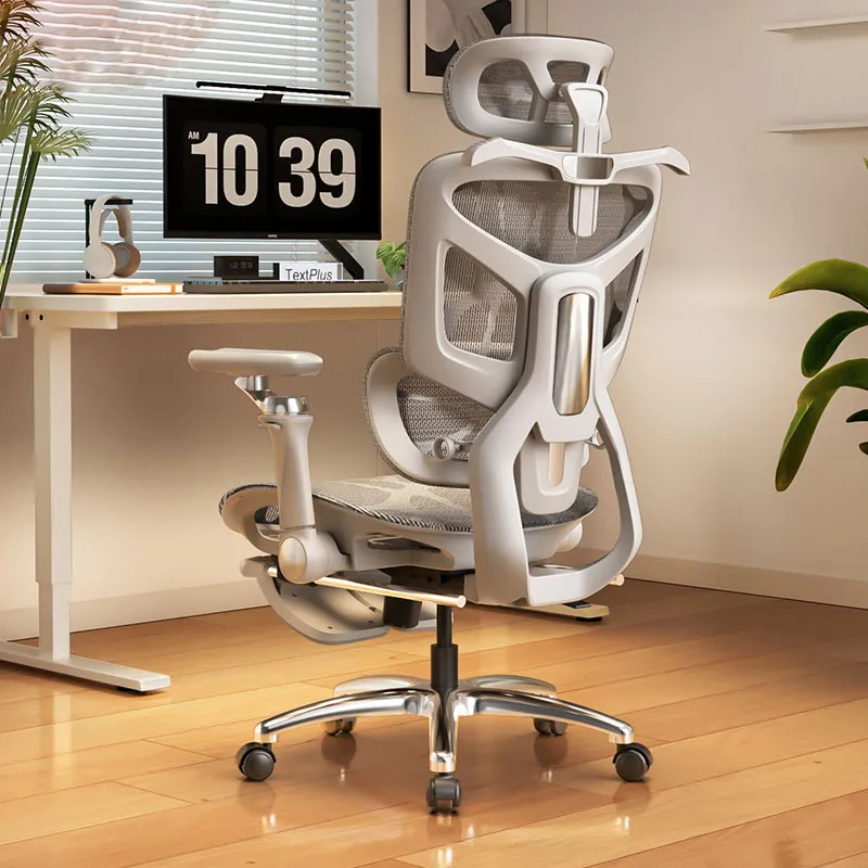 Home Office Ergonomics - Ergonomische bureaustoel met lendensteun, comfortabele relaxstoel