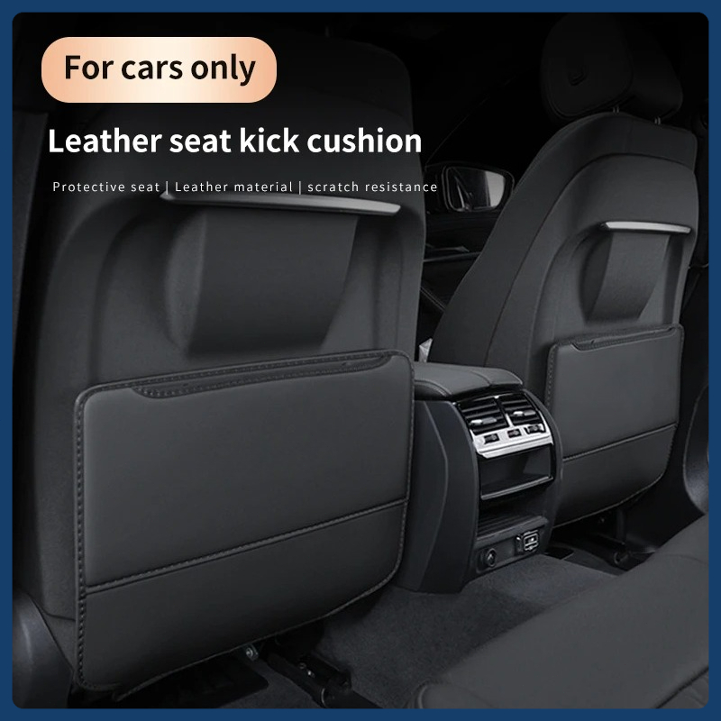 Mesh Back Cushion - Auto Anti-kick Pad Interieur Pu Leer