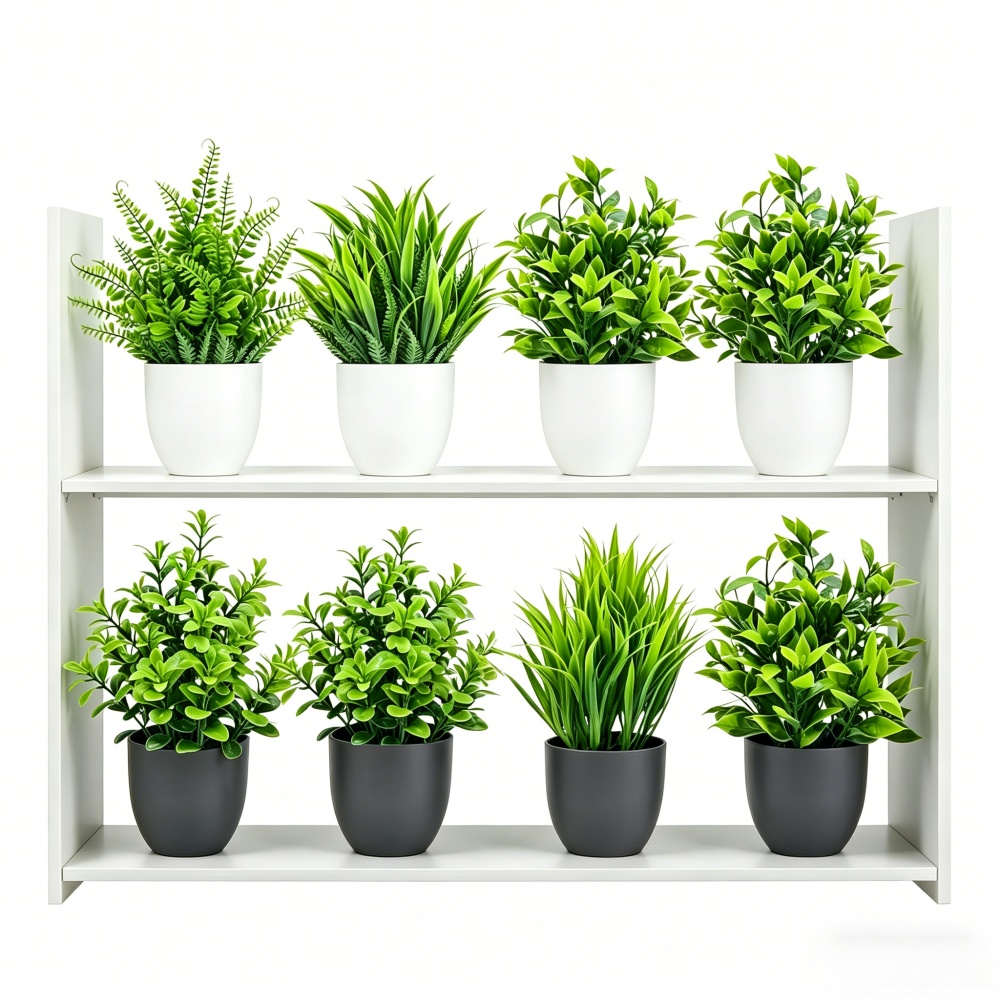 Plant Desk Mini - 4 stks/set Mini Kunstplanten Ingemaakte Binnen-