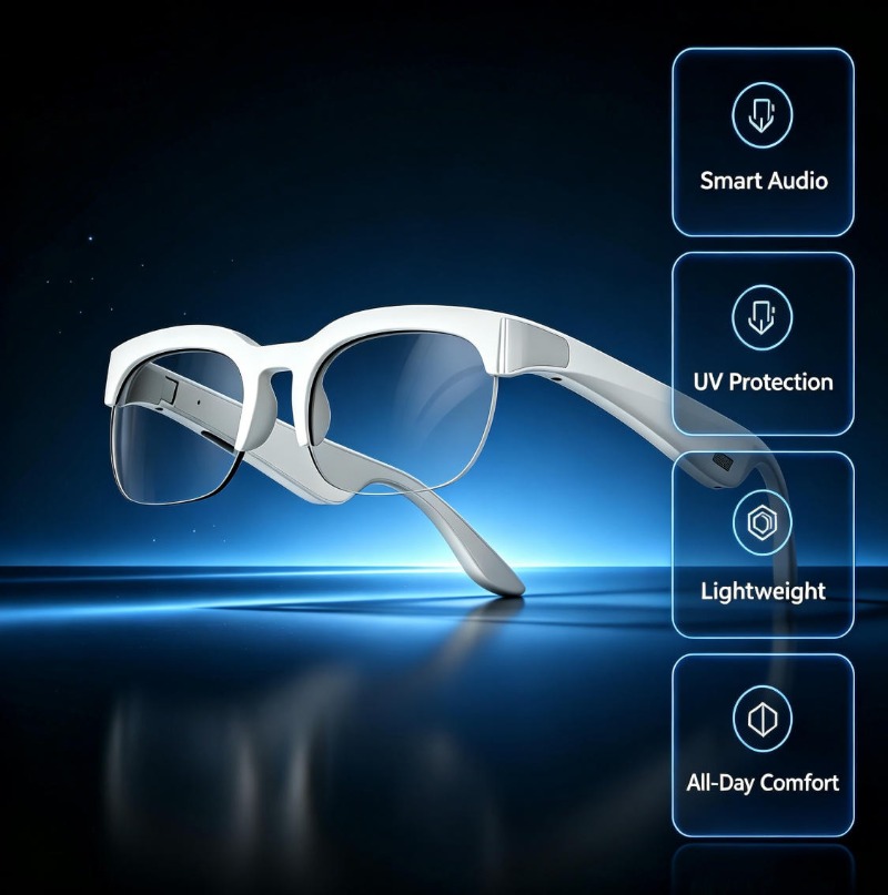 Home Office Headset - 2026 XG89 Realtime AI-vertaler zonnebril met