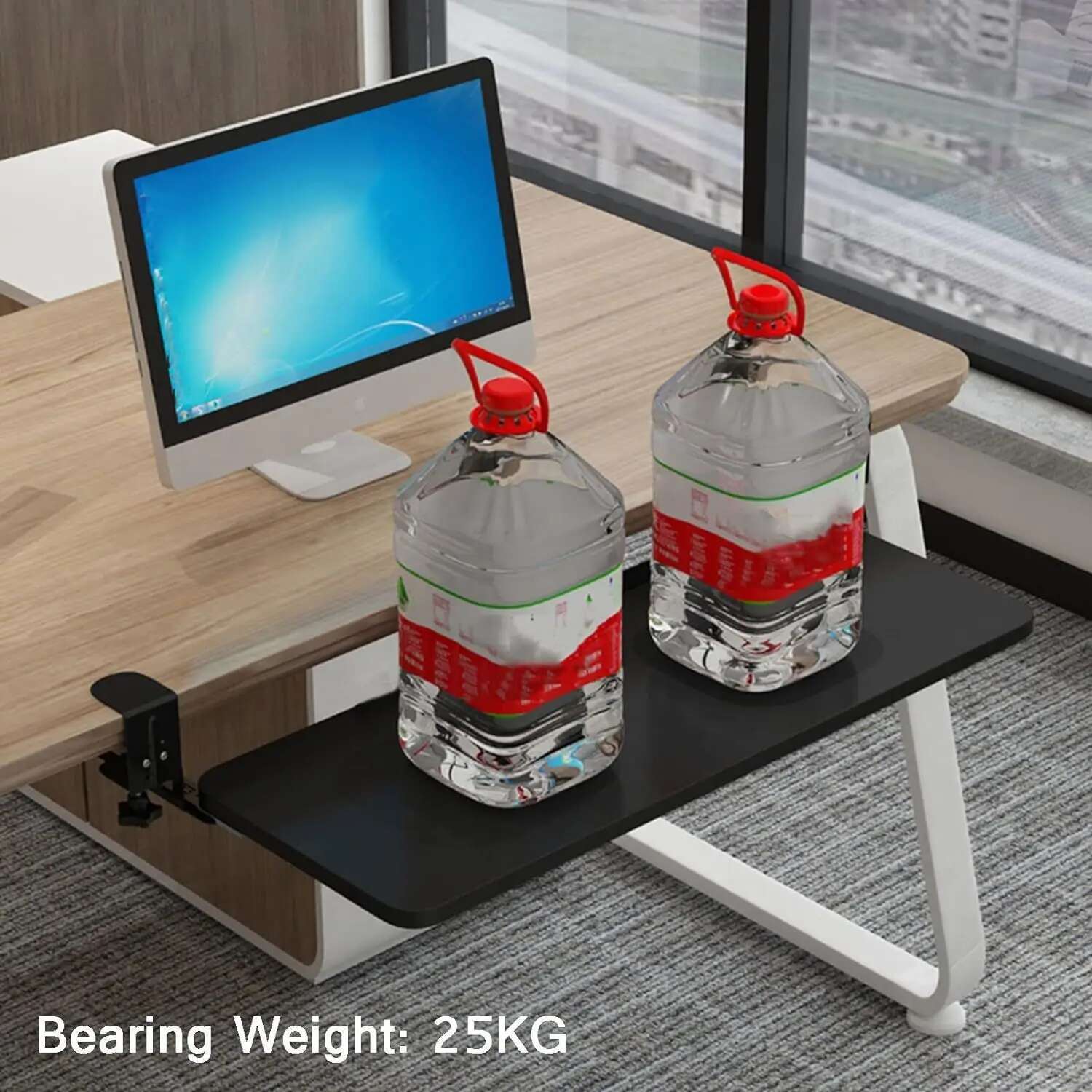 Keyboard Tray Under Desk - Ergonomisch glijdend toetsenbordlade onder het bureau,