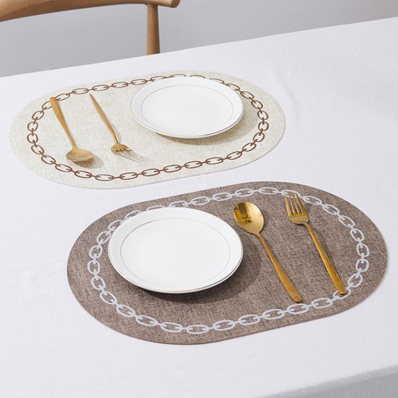 Ovale Tafel Placemat Kunstleer - Desk Mat Leather recensie en prijs