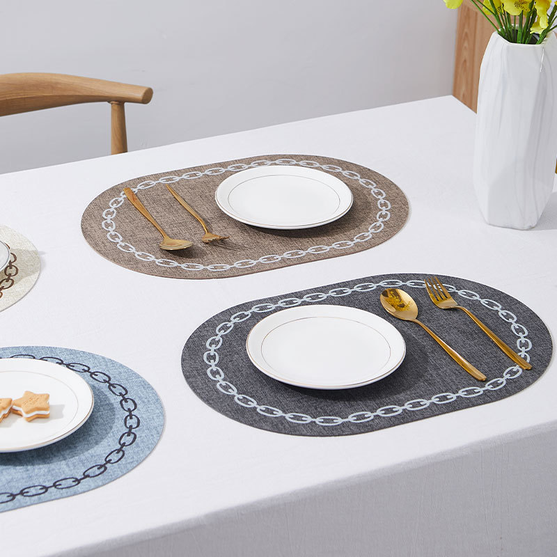 Ovale Tafel Placemat Kunstleer - Desk Mat Leather recensie en prijs