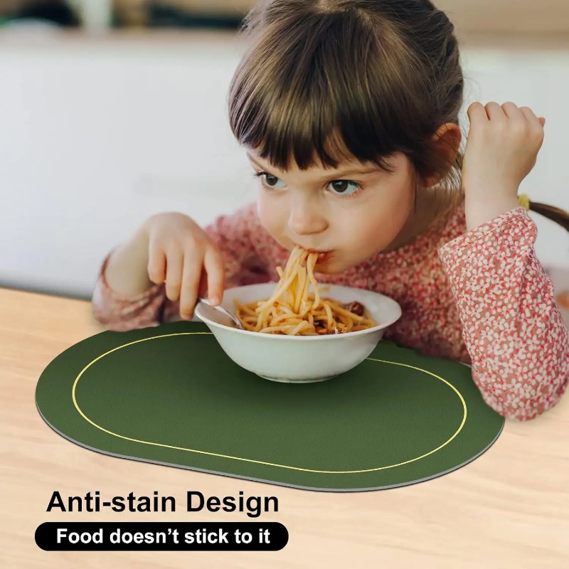 Tafelleren placemats, hittebes - Desk Mat Leather recensie en prijs