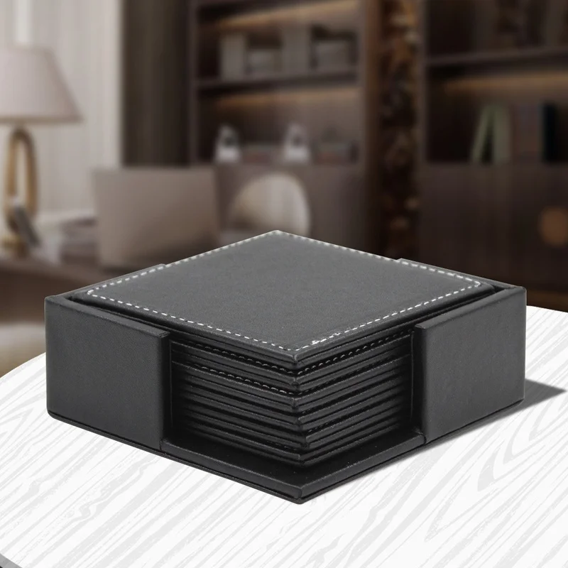 6 Stks/set Business Lederen Co - Desk Mat Leather recensie en prijs