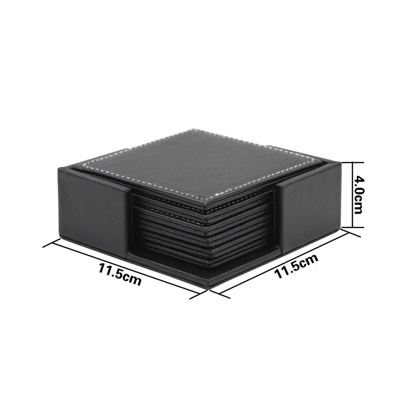6 Stks/set Business Lederen Co - Desk Mat Leather recensie en prijs