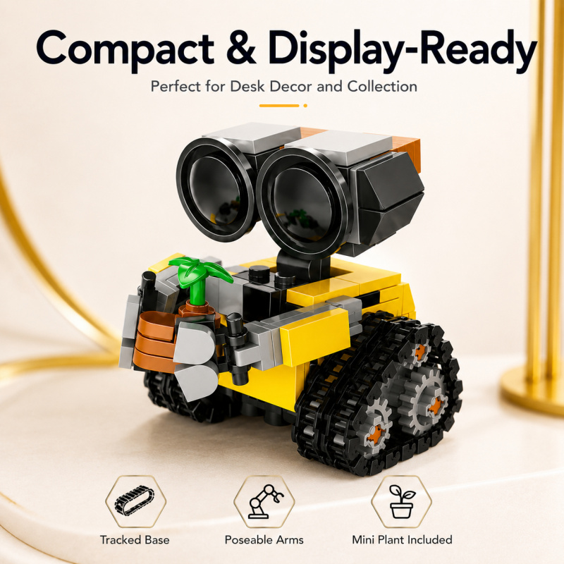 Mini Robot Bouwstenenset, Scha - Plant Desk Mini recensie en prijs