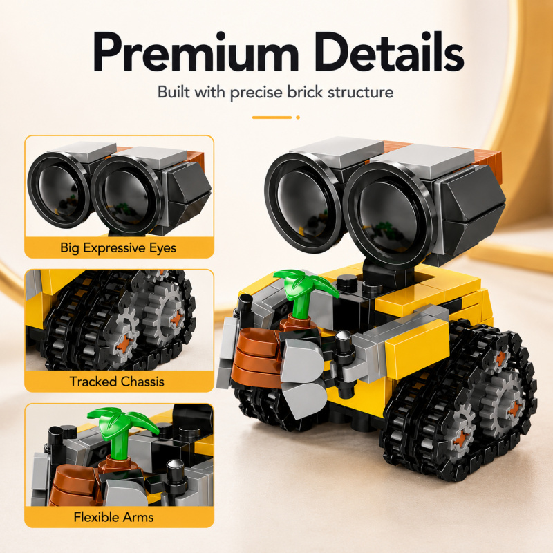 Mini Robot Bouwstenenset, Scha - Plant Desk Mini recensie en prijs