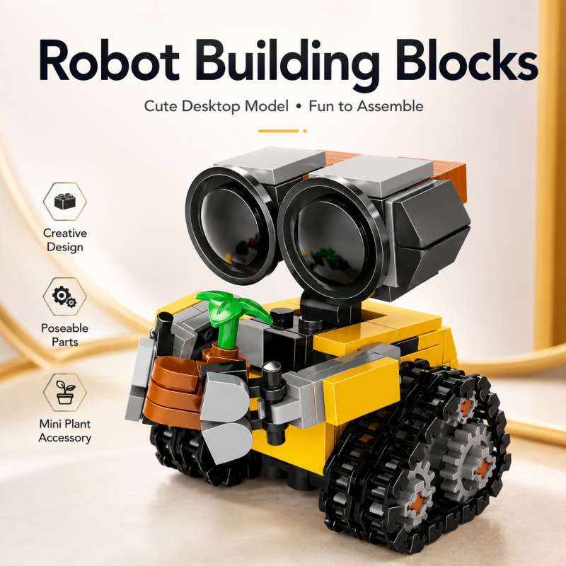Mini Robot Bouwstenenset, Scha - Plant Desk Mini recensie en prijs
