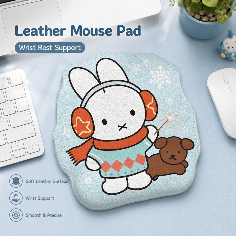 Anime Miffy Lederen Muismat me - Desk Mat Leather recensie en prijs