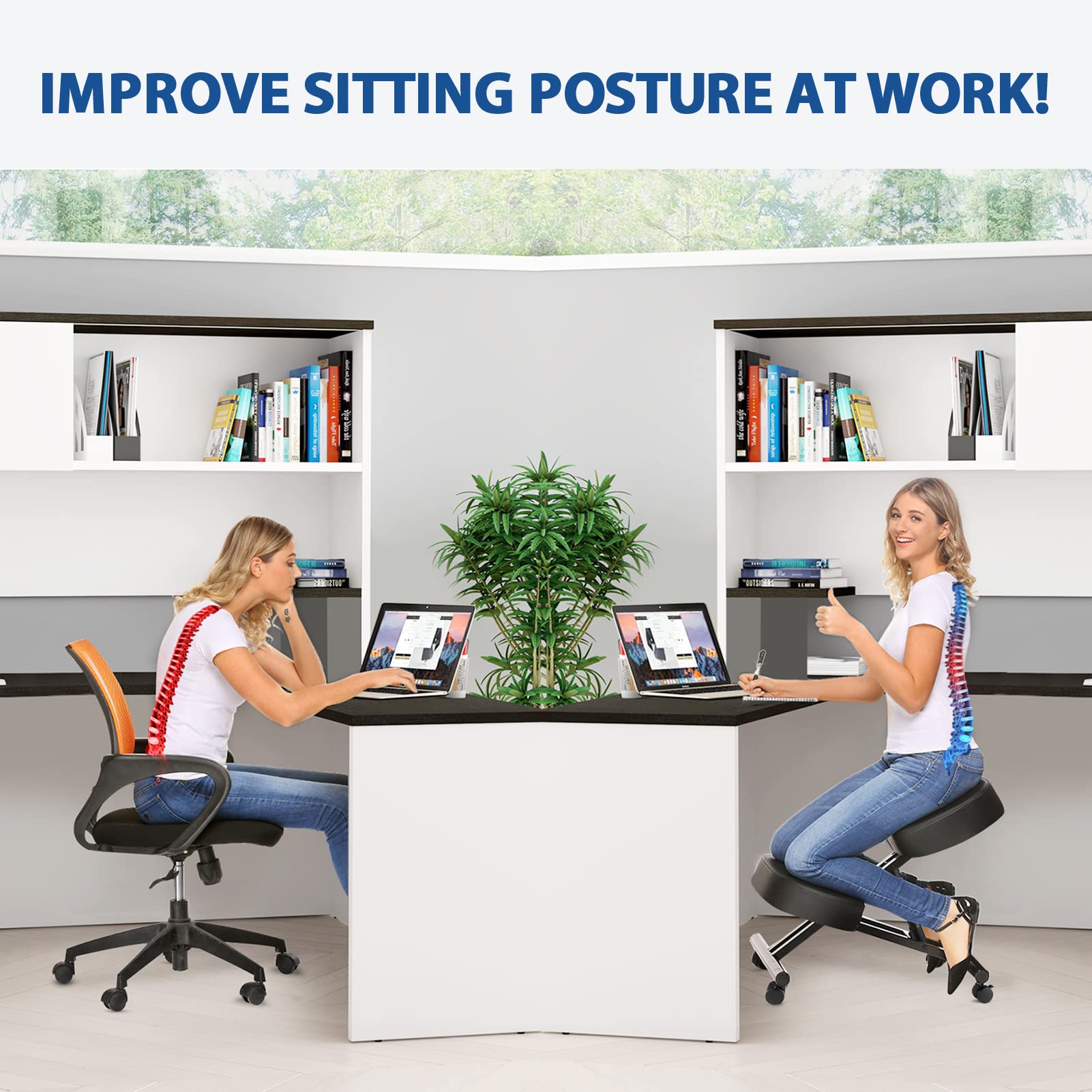Ergonomische knielstoel voor k - Home Office Ergonomics recensie en prijs