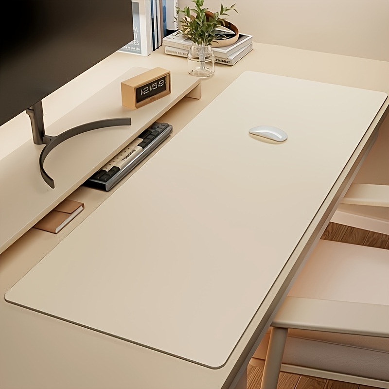 1 stuks grote muismat van PU-l - Desk Mat Leather recensie en prijs