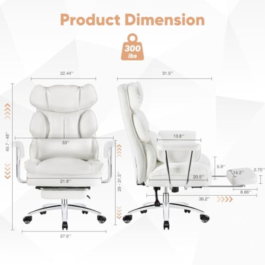 Executive bureaustoel voor thu - Home Office Ergonomics recensie en prijs