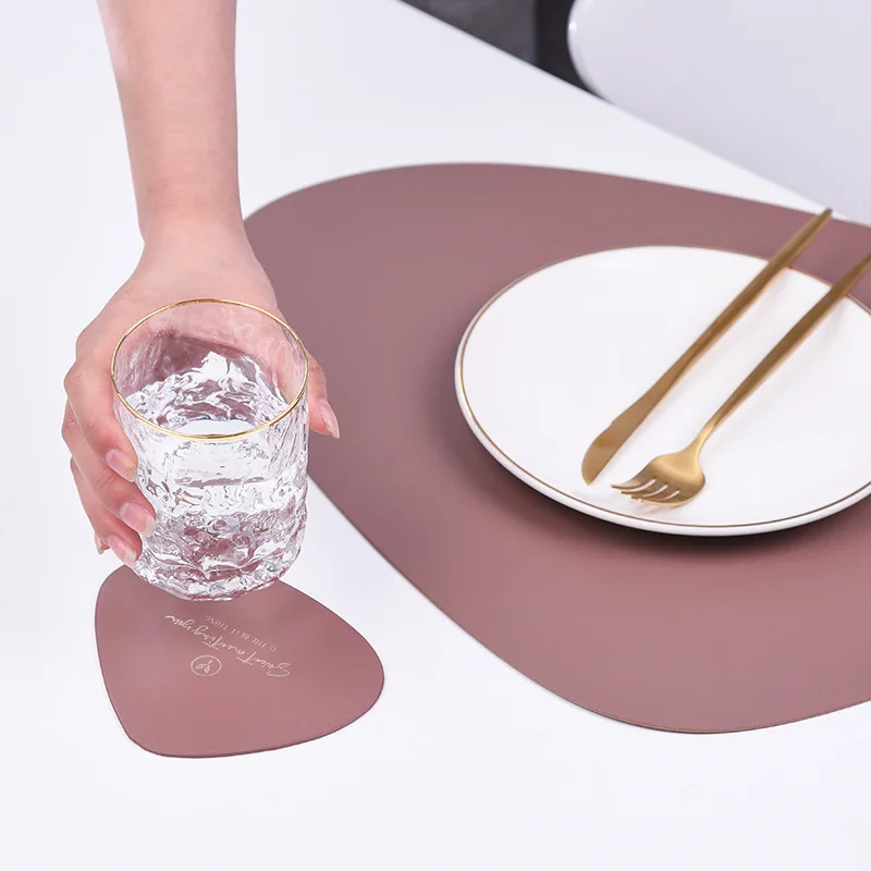 Onregelmatige Lederen Placemat - Desk Mat Leather recensie en prijs