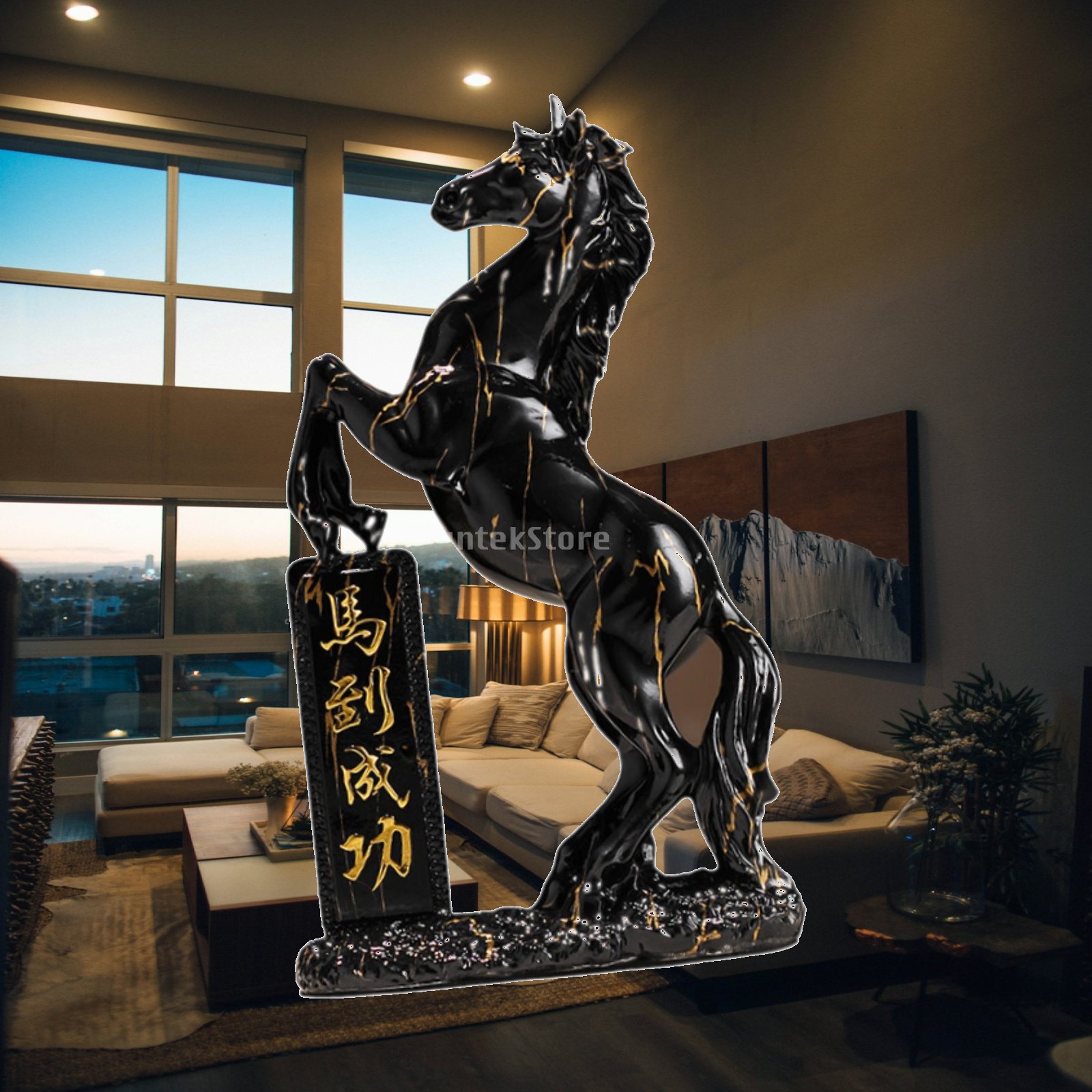 Paardenbeeldje Harsdecoratie A - Home Office Representative recensie en prijs