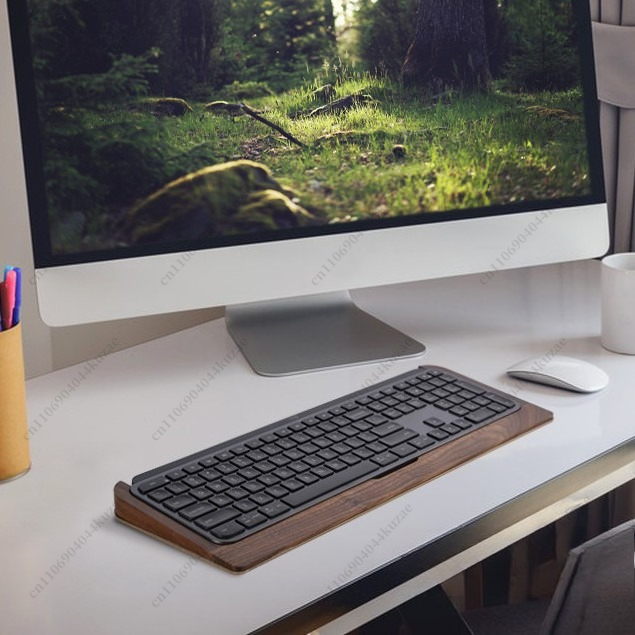 Toetsenbordlade van massief ho - Keyboard Tray Under Desk recensie en prijs