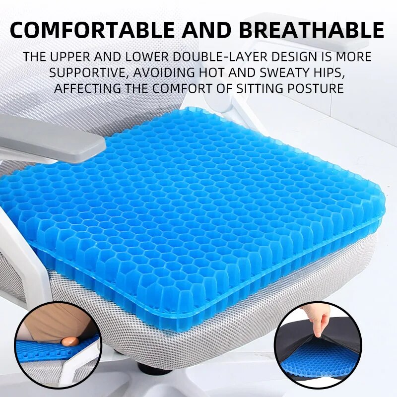 Extra dik gel-zitkussen, ademe - Mesh Back Cushion recensie en prijs