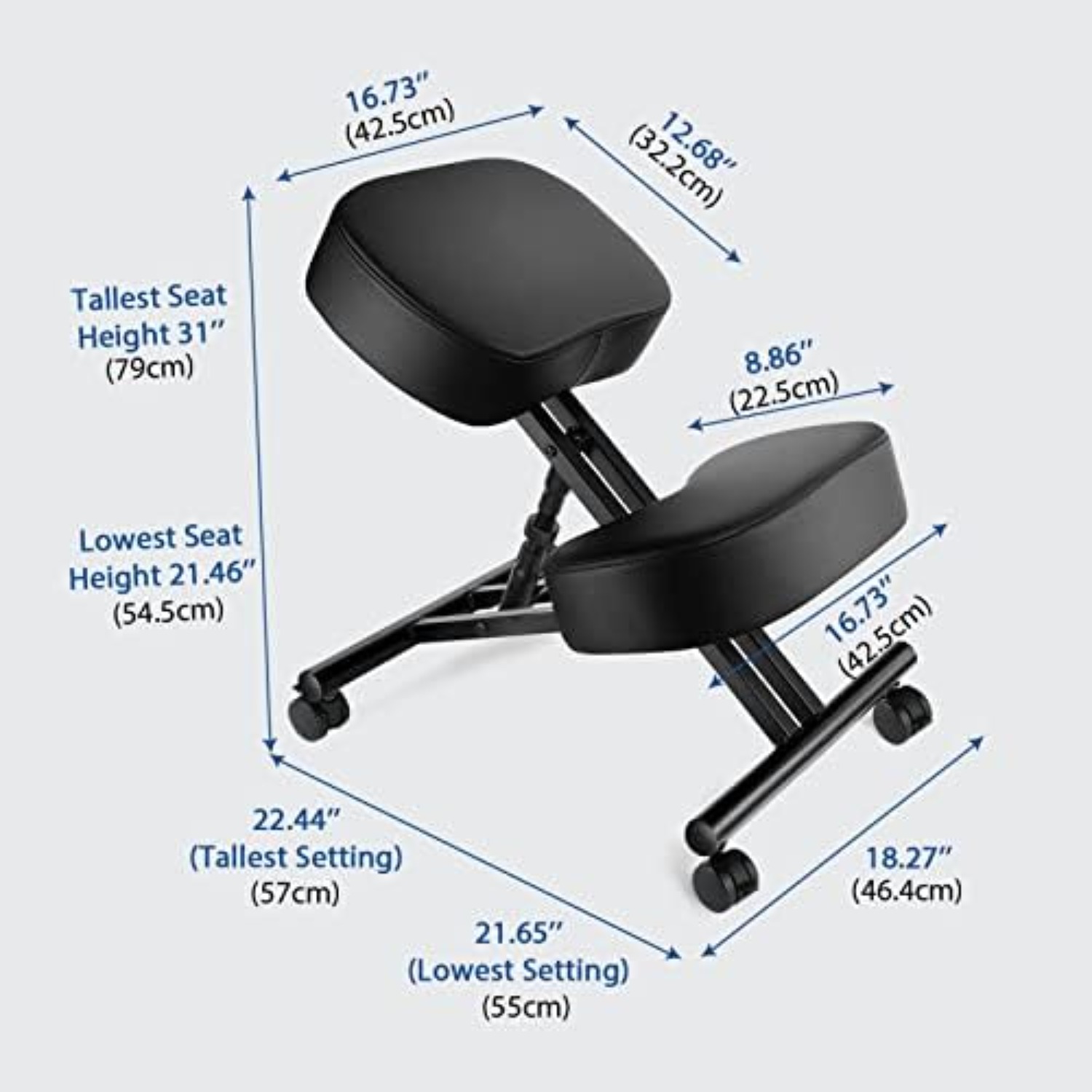 Ergonomische knielstoel, medit - Home Office Ergonomics recensie en prijs