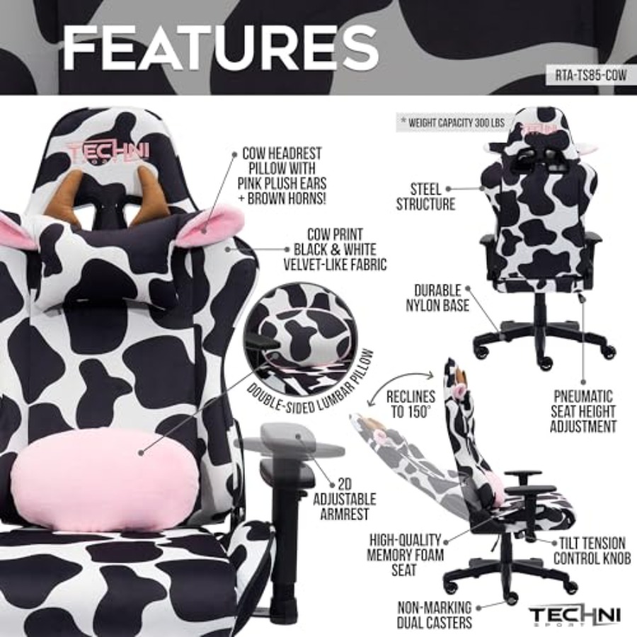 Gamingstoel voor thuiskantoor, - Home Office Ergonomics recensie en prijs