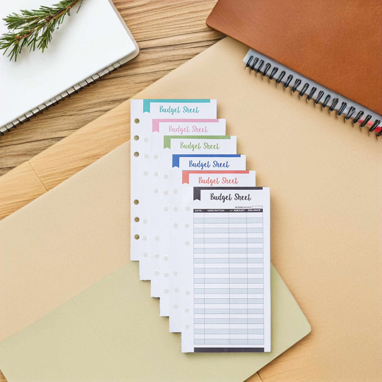 24 stuks budgetplannerkaarten, - Home Office Budget recensie en prijs