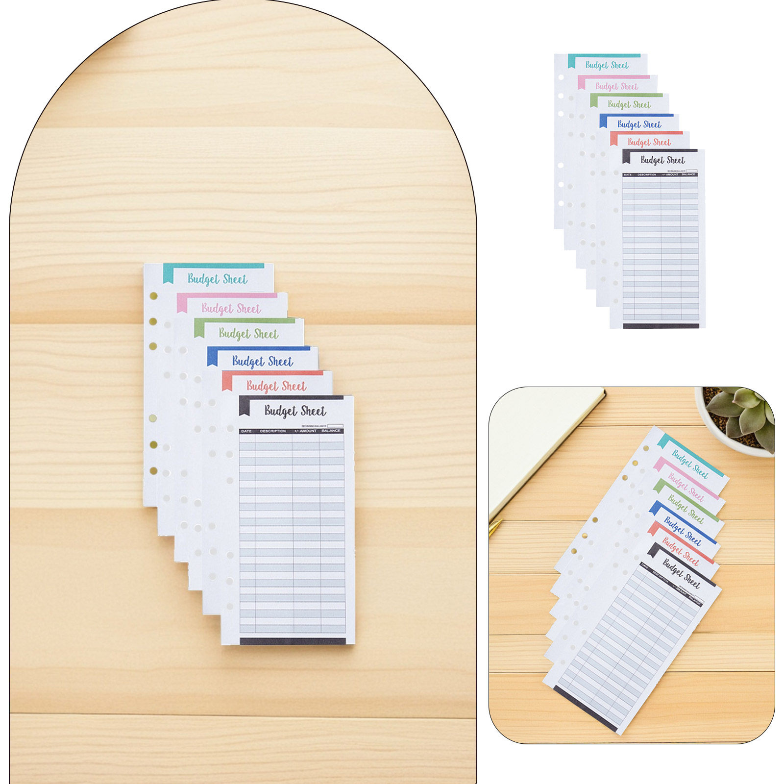 24 stuks budgetplannerkaarten, - Home Office Budget recensie en prijs