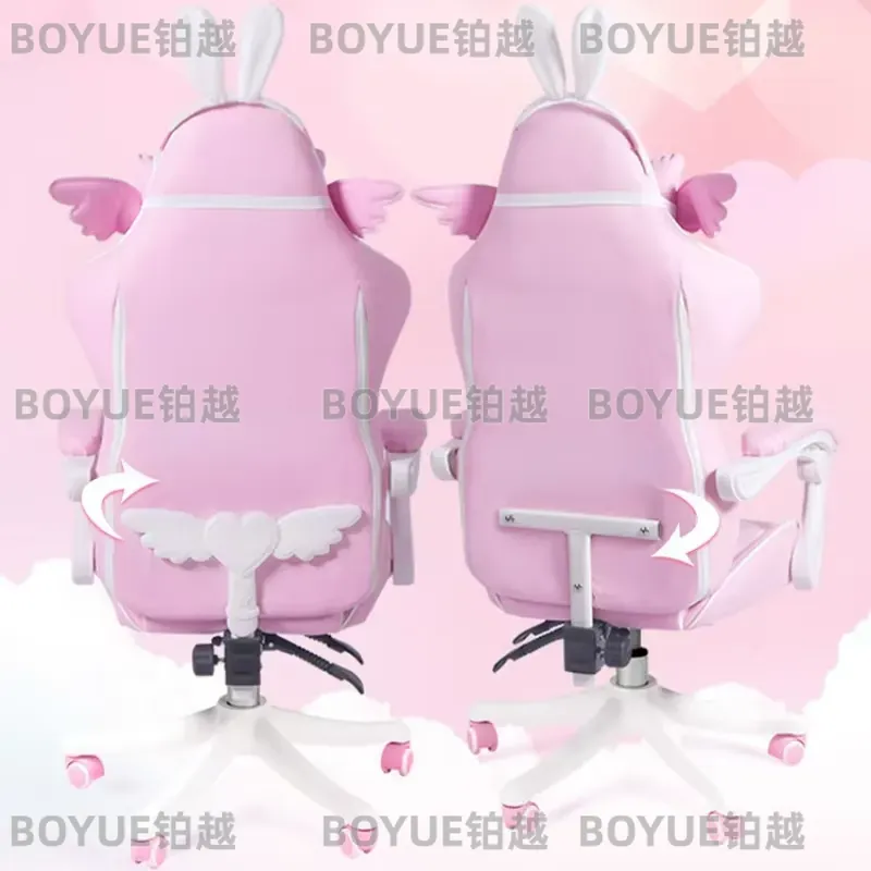 Roze Gamingstoel Ergonomische  - Home Office Ergonomics recensie en prijs