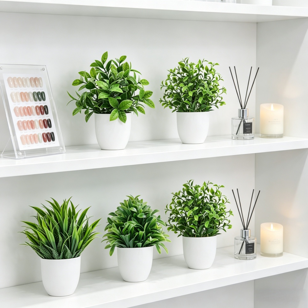 4 stks/set Mini Kunstplanten I - Plant Desk Mini recensie en prijs