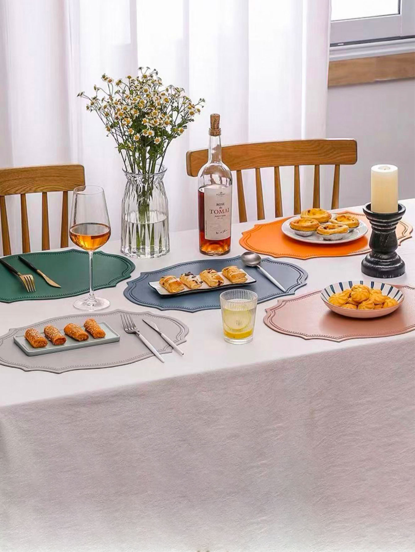 Lederen placemat Ins-stijl eet - Desk Mat Leather recensie en prijs
