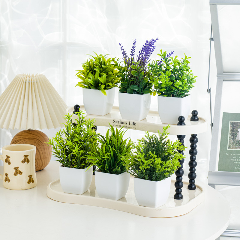 Levensechte kunstmatige potpla - Plant Desk Mini recensie en prijs