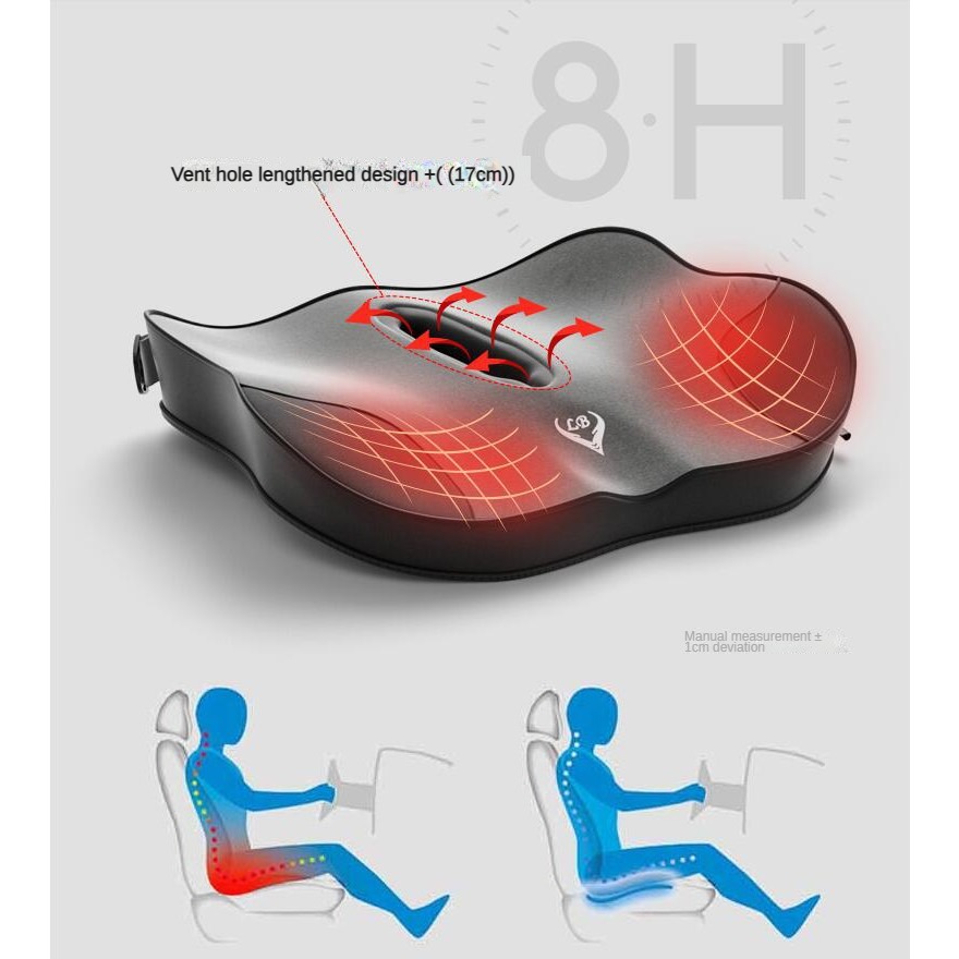 Traagschuim Bureaustoel Kussen - Mesh Back Cushion recensie en prijs