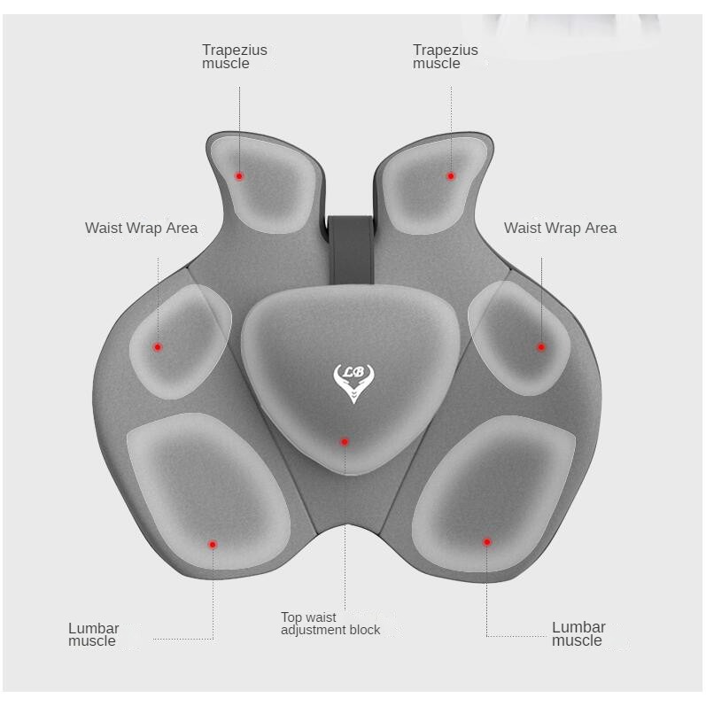 Traagschuim Bureaustoel Kussen - Mesh Back Cushion recensie en prijs