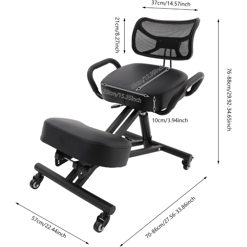 Ergonomische knielstoel met ru - Home Office Ergonomics recensie en prijs