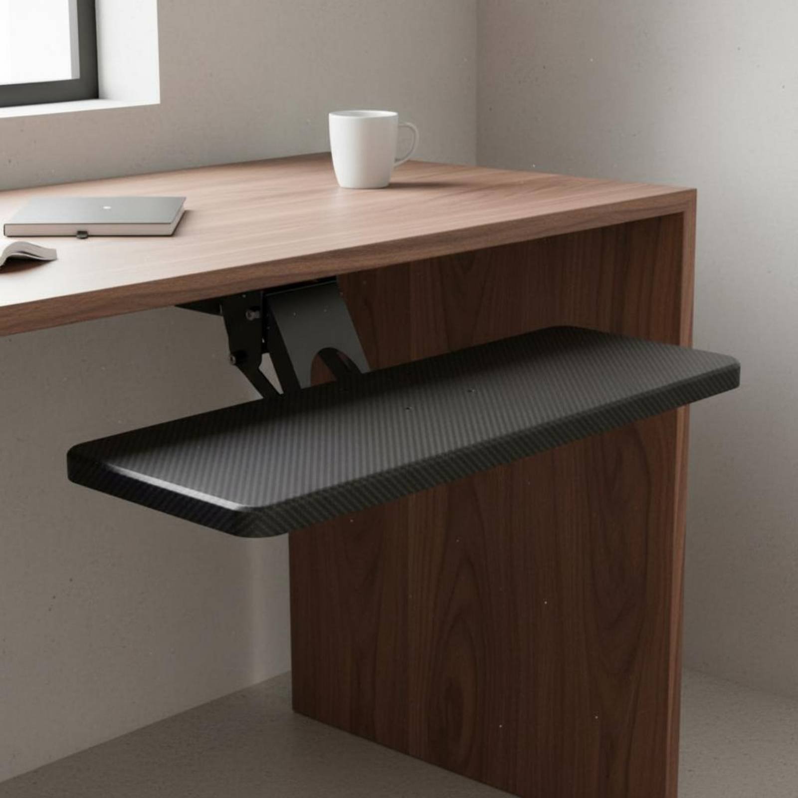 Opklapbare toetsenbordlade ond - Keyboard Tray Under Desk recensie en prijs