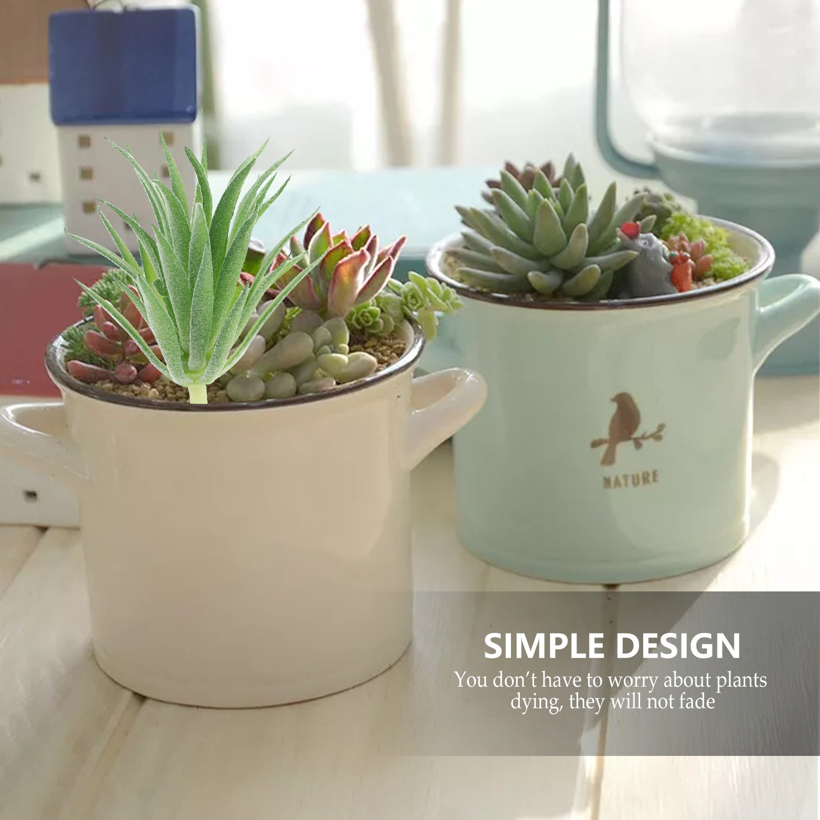 20 stuks mini kunstmatige vetp - Plant Desk Mini recensie en prijs