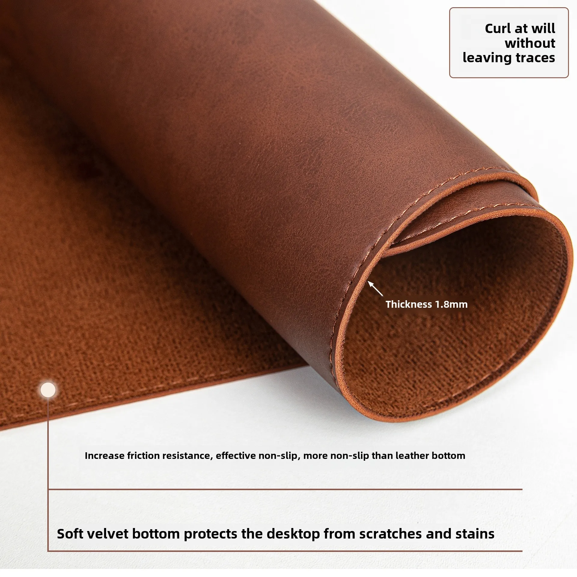Bureaumat Waterdichte PU-muism - Desk Mat Leather recensie en prijs