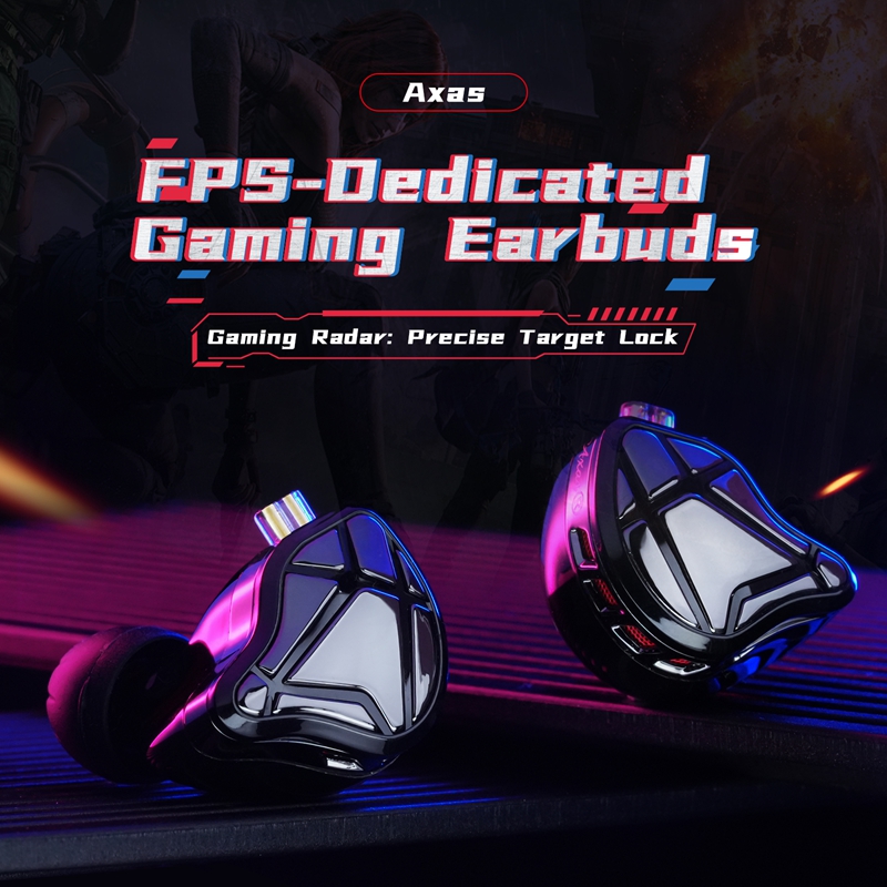    KZ Axas FPS Gaming IEM Oor - Home Office Headset recensie en prijs